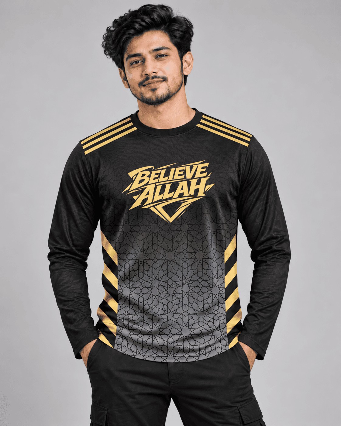 4 Pcs Combo Premium Sublimation Full Sleeve T-Shirt